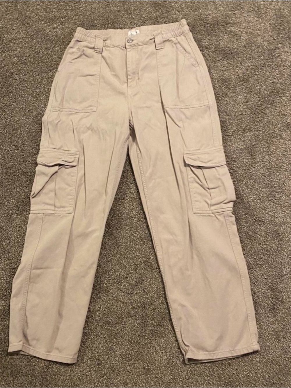 Women’s Beige Cargo Pants